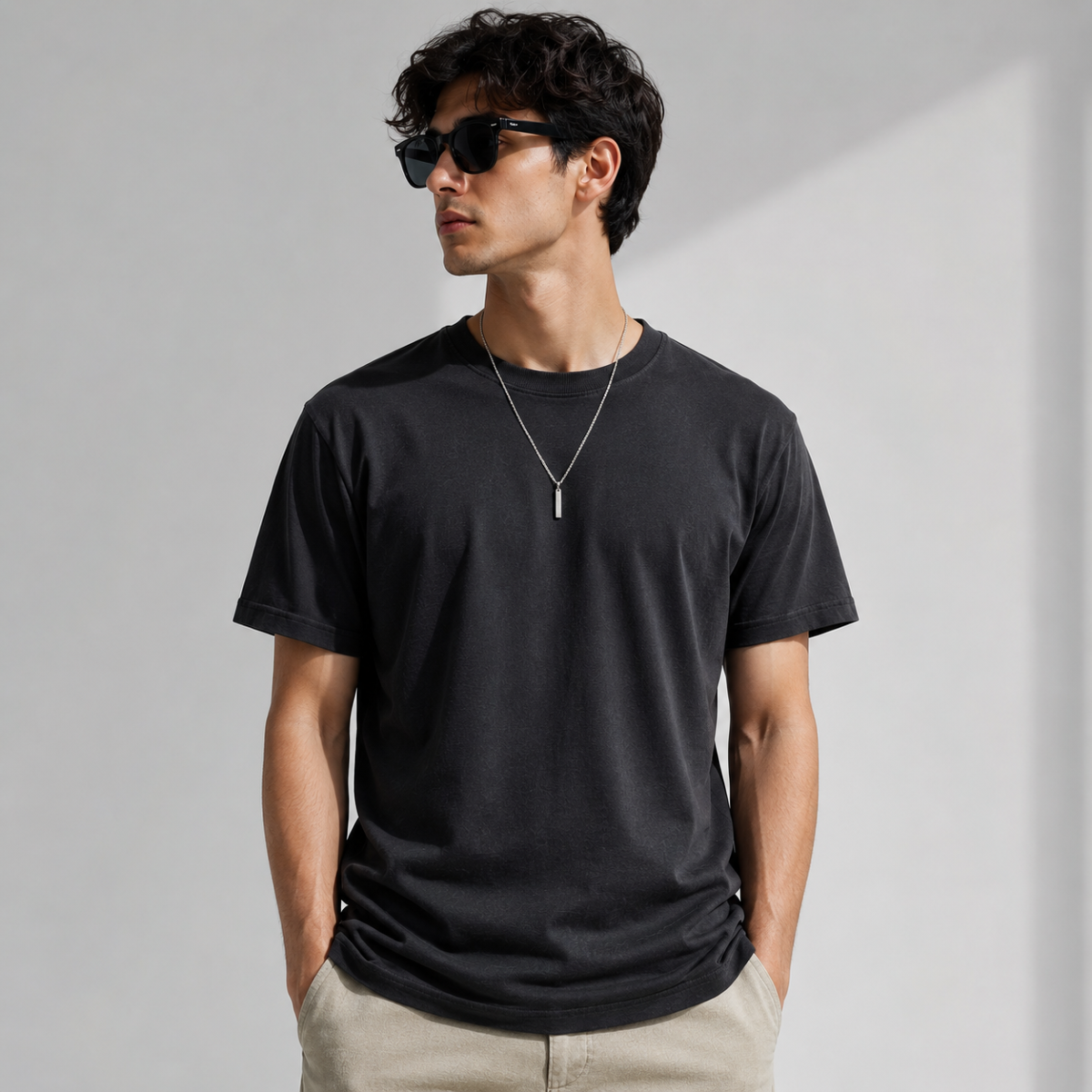 Classic Cotton Crew Neck T-Shirt